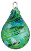 Rain Drop Ornament - Blue Grass