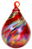 Rain Drop Ornament - Holiday Swirl