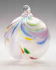 Glass Eye Studio Taffy Mt. St. Helens Volcanic Art Glass Ornament