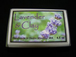 sedro woolley lavender clay soap
