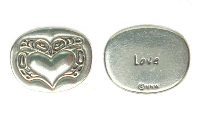 Native Coins - Pocket Spirit Eagle & Raven (LOVE)