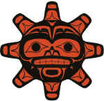 A temporary Sun Tattoo.
