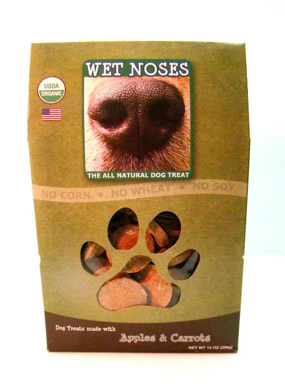 organic apple carrot dog treats