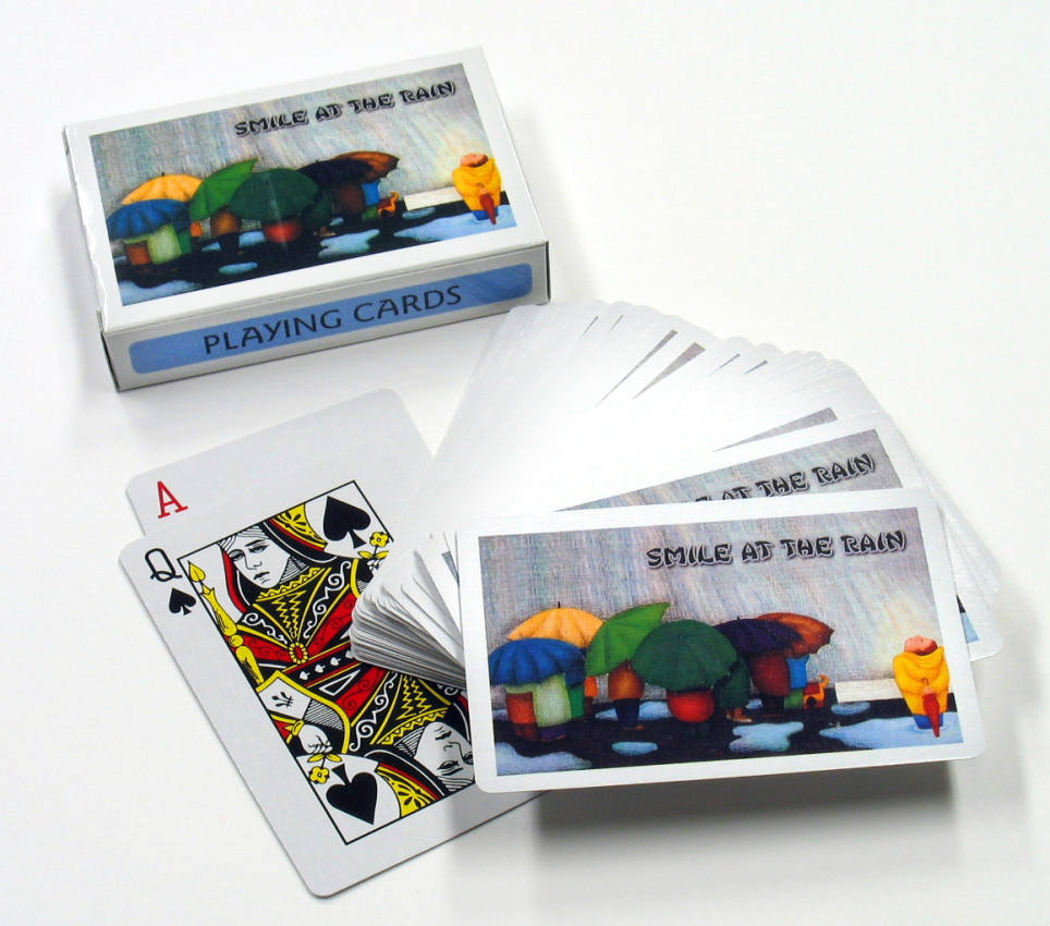 Smile at the Rain Playing Cards