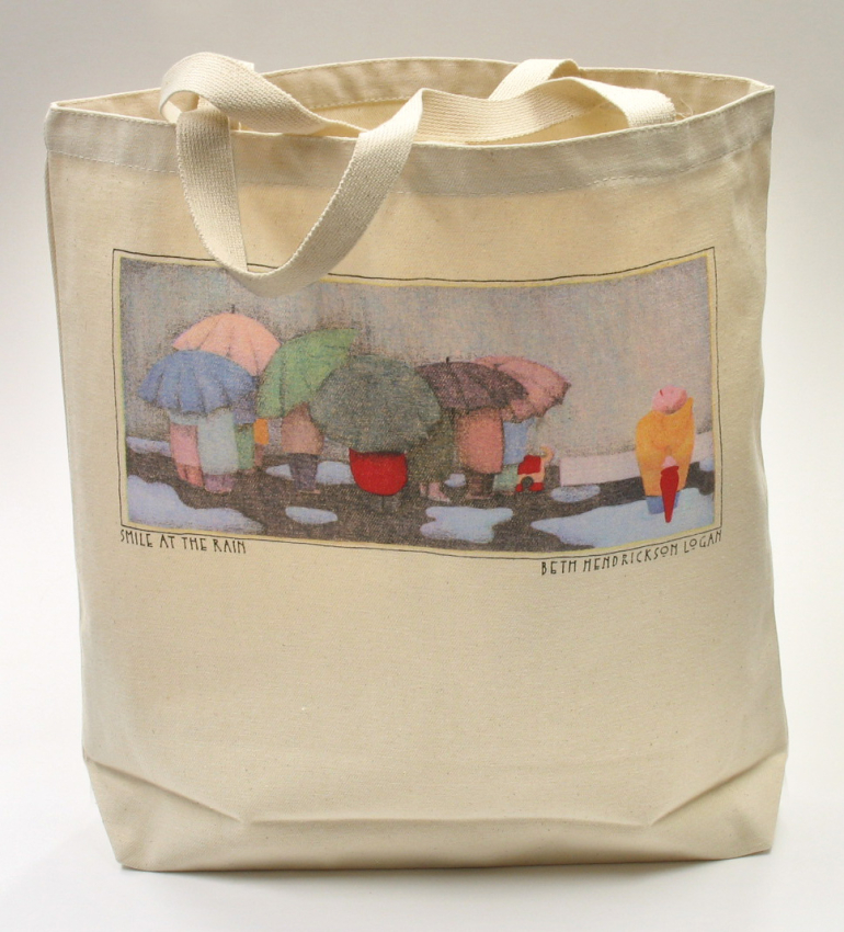 Smile at the Rain Tote Bag