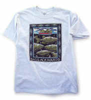 BASS ACKWARDS T-Shirt by Ray Troll.
