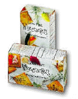 A great cracker for spreading salmon pate.