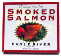 Eagle River Smoked Wild Salmon Filet. 100% Natural, rich in Omega 3 fatty acids.
