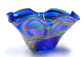 An Abalone Mini-Wave Bowl is approximately 6 inches in diamter. Makes a beautiful gift.